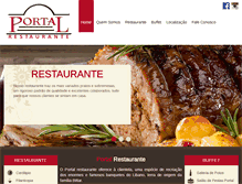 Tablet Screenshot of portalrestaurante.com.br